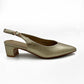 Low Heel Slingback Pointy Court - 1239