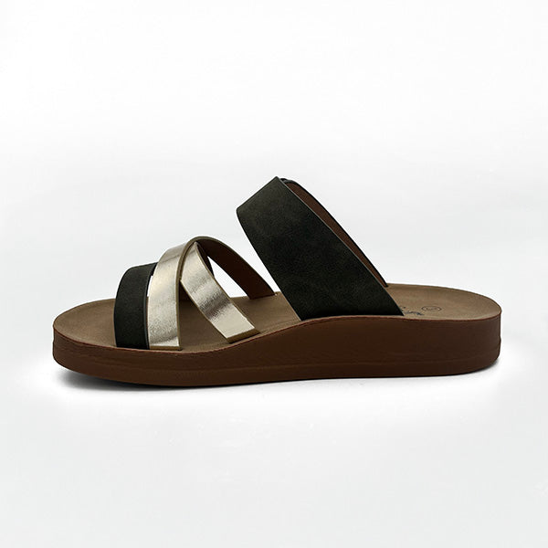 Open Toe Strappy Sandal - 1243