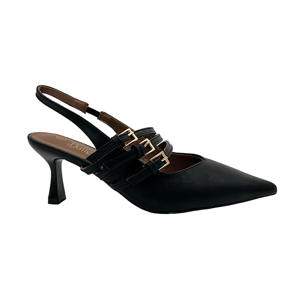 Sling Back On Medium Heel - 1246
