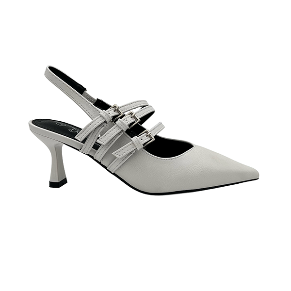 Sling Back On Medium Heel - 1246