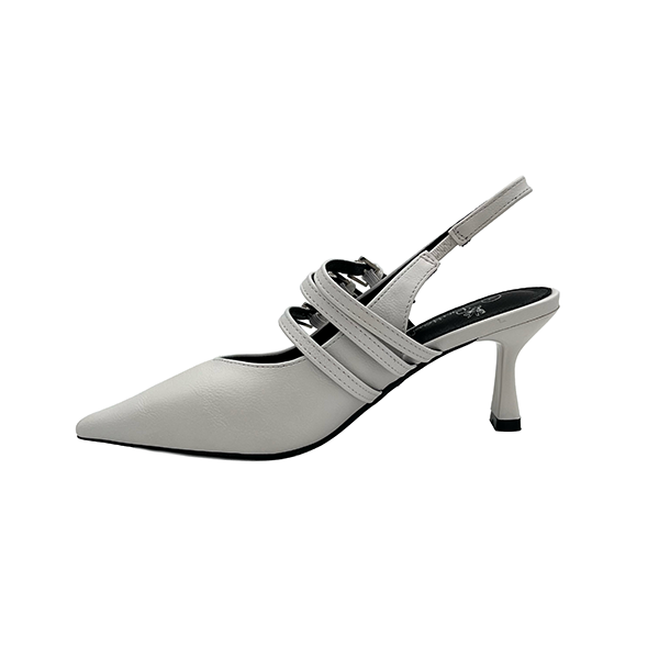 Sling Back On Medium Heel - 1246