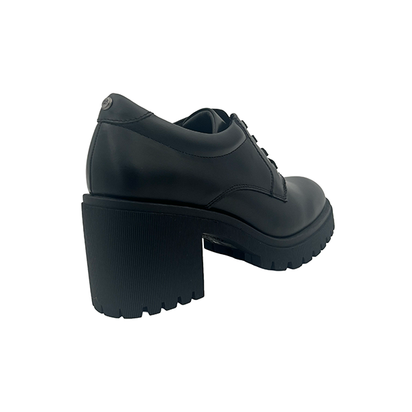 Lace Up Chunky Heel Shoe - 1251