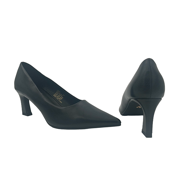 Pointy Medium Heel Court - 1259