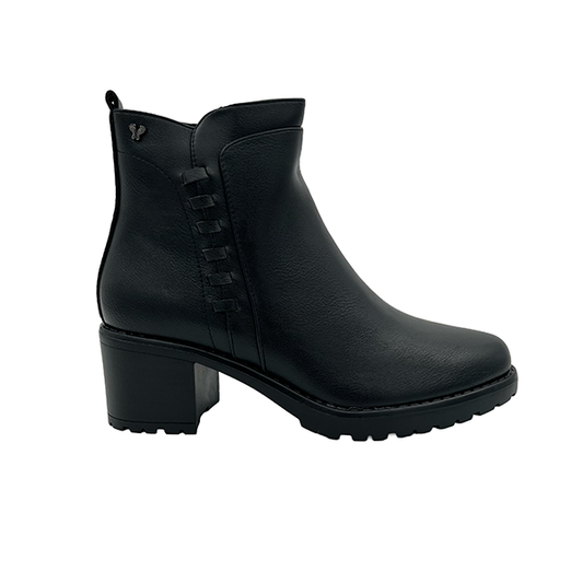 Stack Heel Ankle Boot - 1269