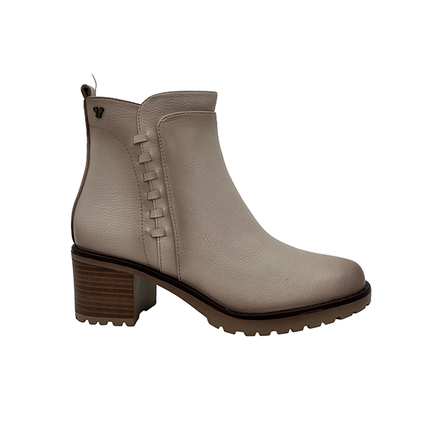 Stack Heel Ankle Boot - 1269