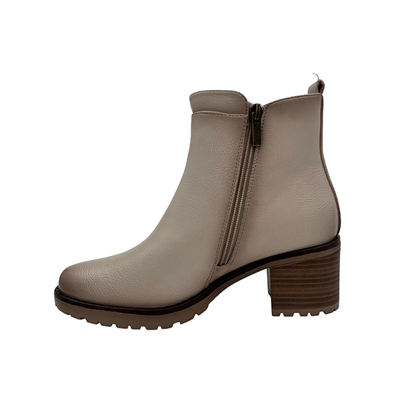 Stack Heel Ankle Boot - 1269