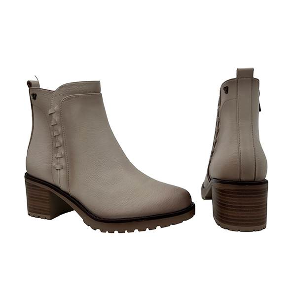 Stack Heel Ankle Boot - 1269