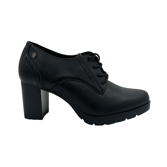 Medium High Stack Heel Lace Up - 1271