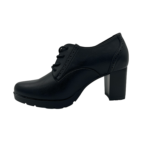 Medium High Stack Heel Lace Up - 1271