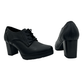 Medium High Stack Heel Lace Up - 1271