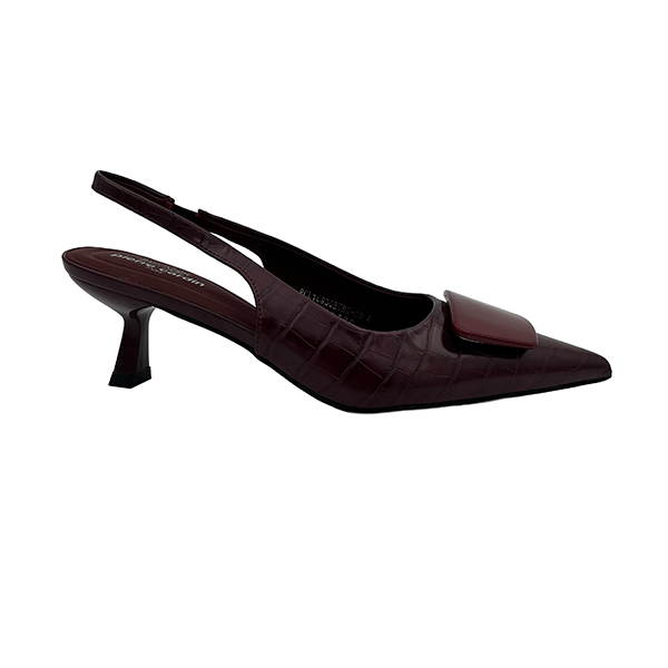 Low Heel Sling Back Court - 1272