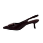 Low Heel Sling Back Court - 1272