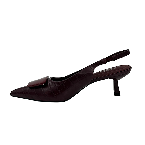 Low Heel Sling Back Court - 1272
