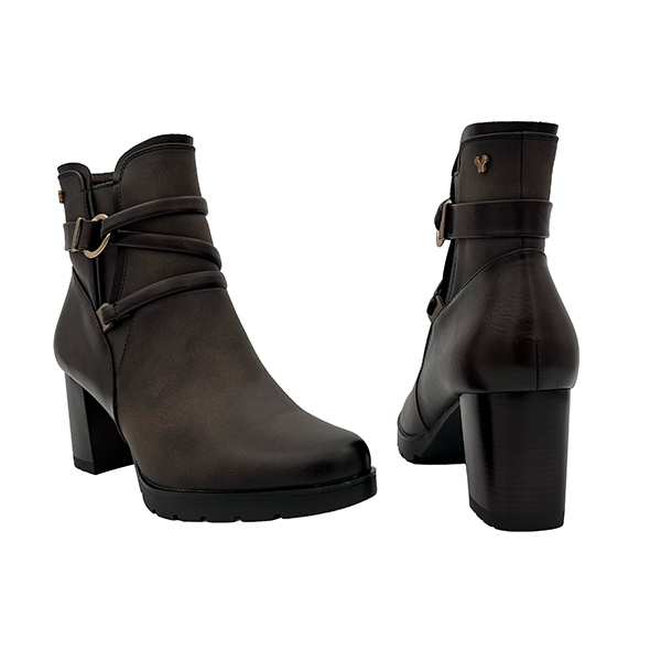 Medium Heel Ankle Boot - 1274