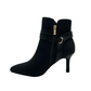 Medium Heel Pointy Ankle Boot - 1275
