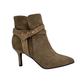 Medium Heel Pointy Ankle Boot - 1275