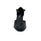 High Block Heel T-Bar Pointy Court - 1283