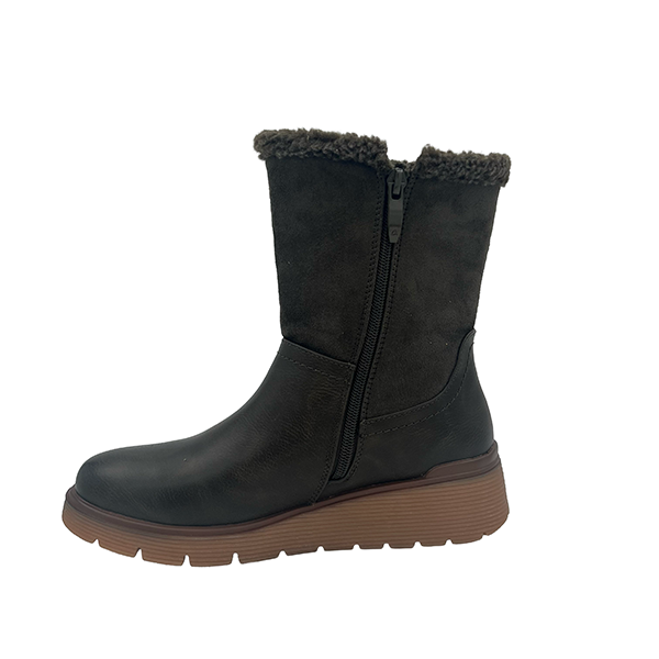 Half Boot With Fur Lining - 1288