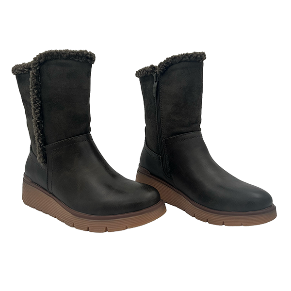 Half Boot With Fur Lining - 1288