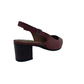 Leather Medium Heel Pointy Court - 1289