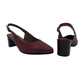 Leather Medium Heel Pointy Court - 1289