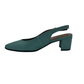 Leather Medium Heel Pointy Court - 1289