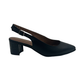 Leather Medium Heel Pointy Court - 1289