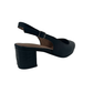 Leather Medium Heel Pointy Court - 1289