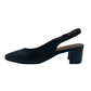 Leather Medium Heel Pointy Court - 1289