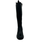 Medium Heel Long Boot With Back Zip - 1291