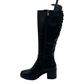 Medium Heel Long Boot With Back Zip - 1291