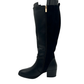 Medium Heel Long Boot Two Tone - 1294