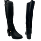 Medium Heel Long Boot Two Tone - 1294