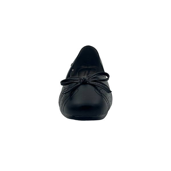Low Heel Court With Bow - 1299