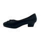Low Heel Court With Bow - 1299