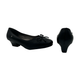 Low Heel Court With Bow - 1299