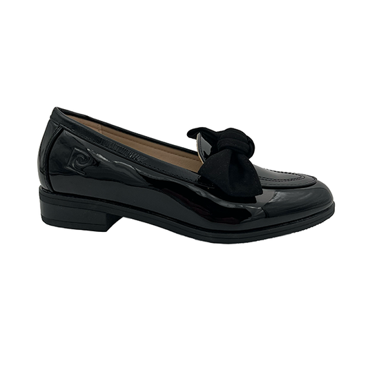 Patent Moccasin With Bow - 1306