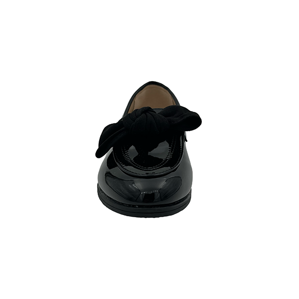 Patent Moccasin With Bow - 1306