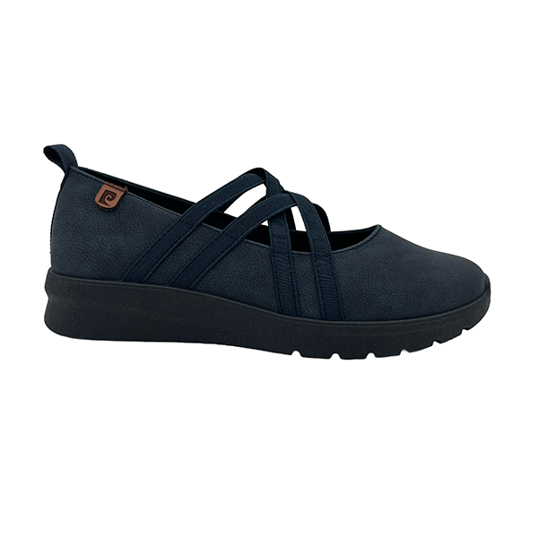 Comfort Low Wedge Elastic Straps - 1307