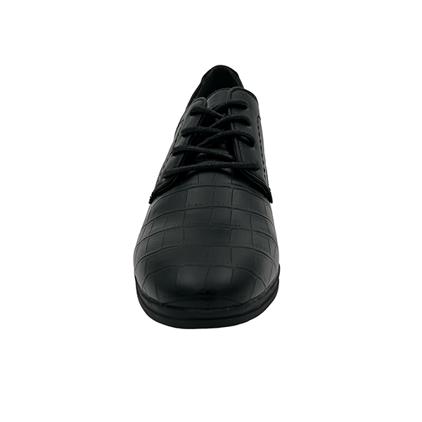 Lace Up Medium Heel Court - 1308