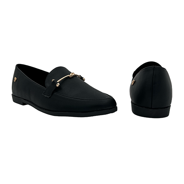 Slip On Pump With Metal Trim - 1309