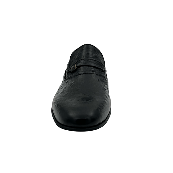 Leather Slip On Ostrich Print - 1311