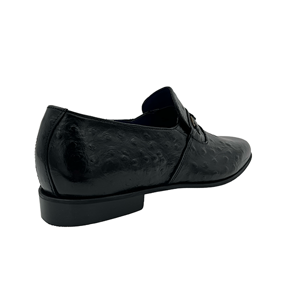 Leather Slip On Ostrich Print - 1311