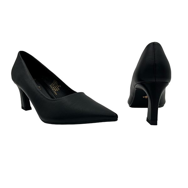 Medium Heel Elegant Pointy Court - 1312