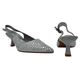 Low Heel Pointy Court - 1313