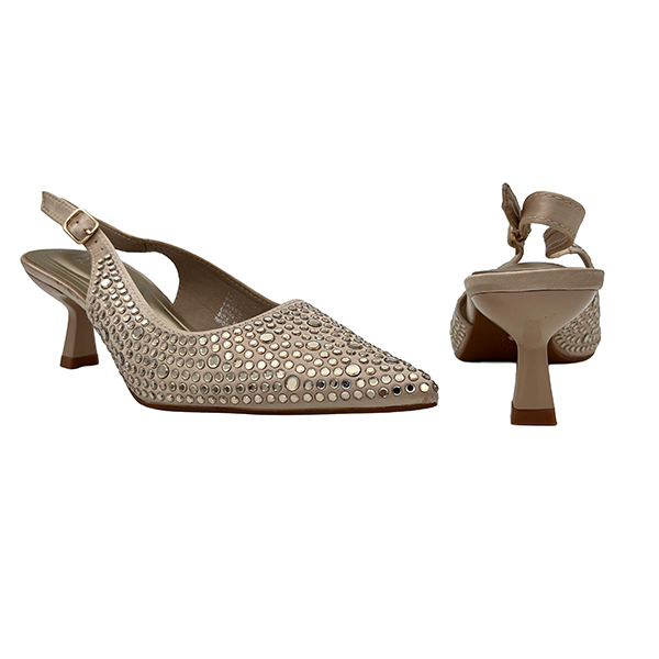 Low Heel Pointy Court - 1313