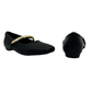 Square Toe Pump With Asymmetrical Strap - 1325