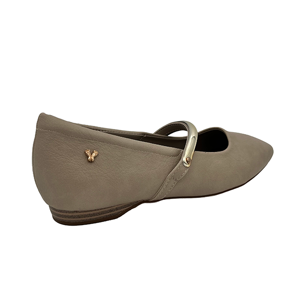 Square Toe Pump With Asymmetrical Strap - 1325