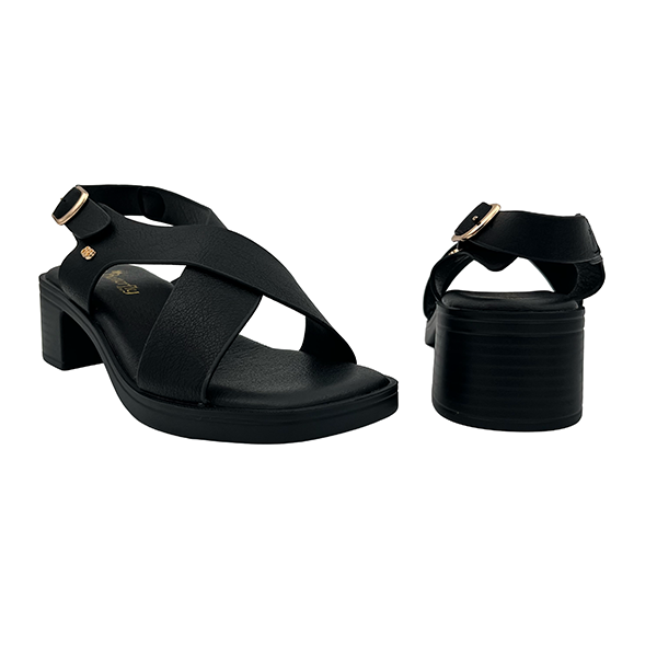 Open Toe Sandal On Block Heel - 1326