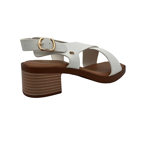 Open Toe Sandal On Block Heel - 1326